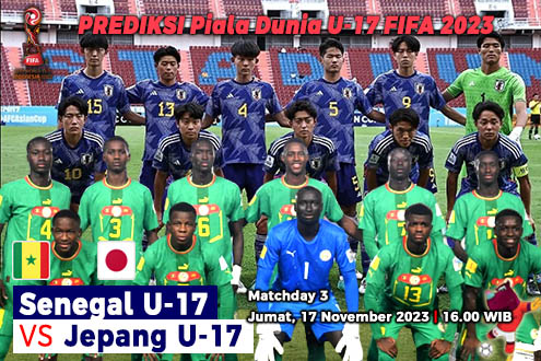 Prediksi Senegal U-17 vs Jepang U-17 di Piala Dunia U-17 2023